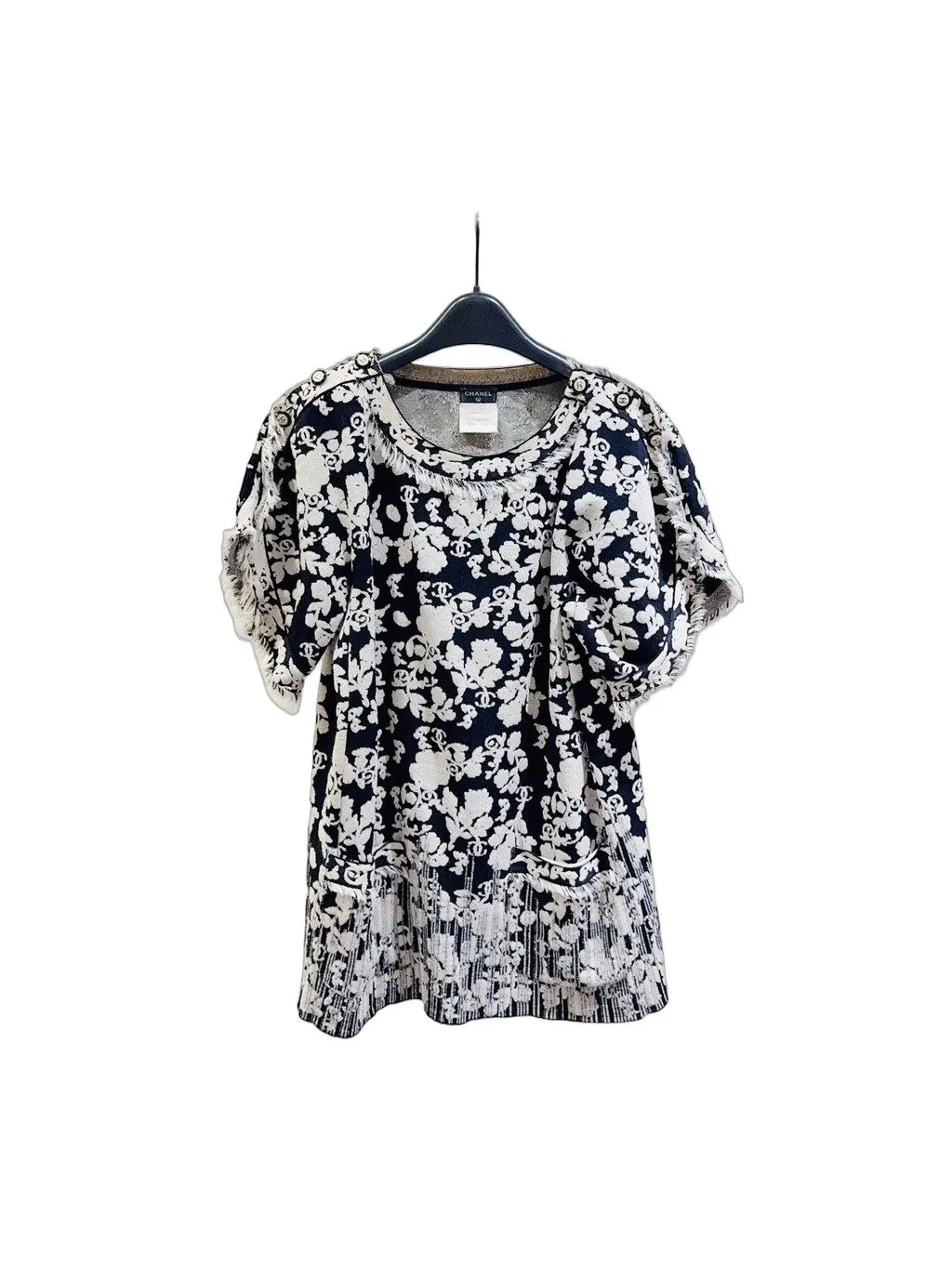 Chanel Silk Top MultiColor Silk Very good - Front View