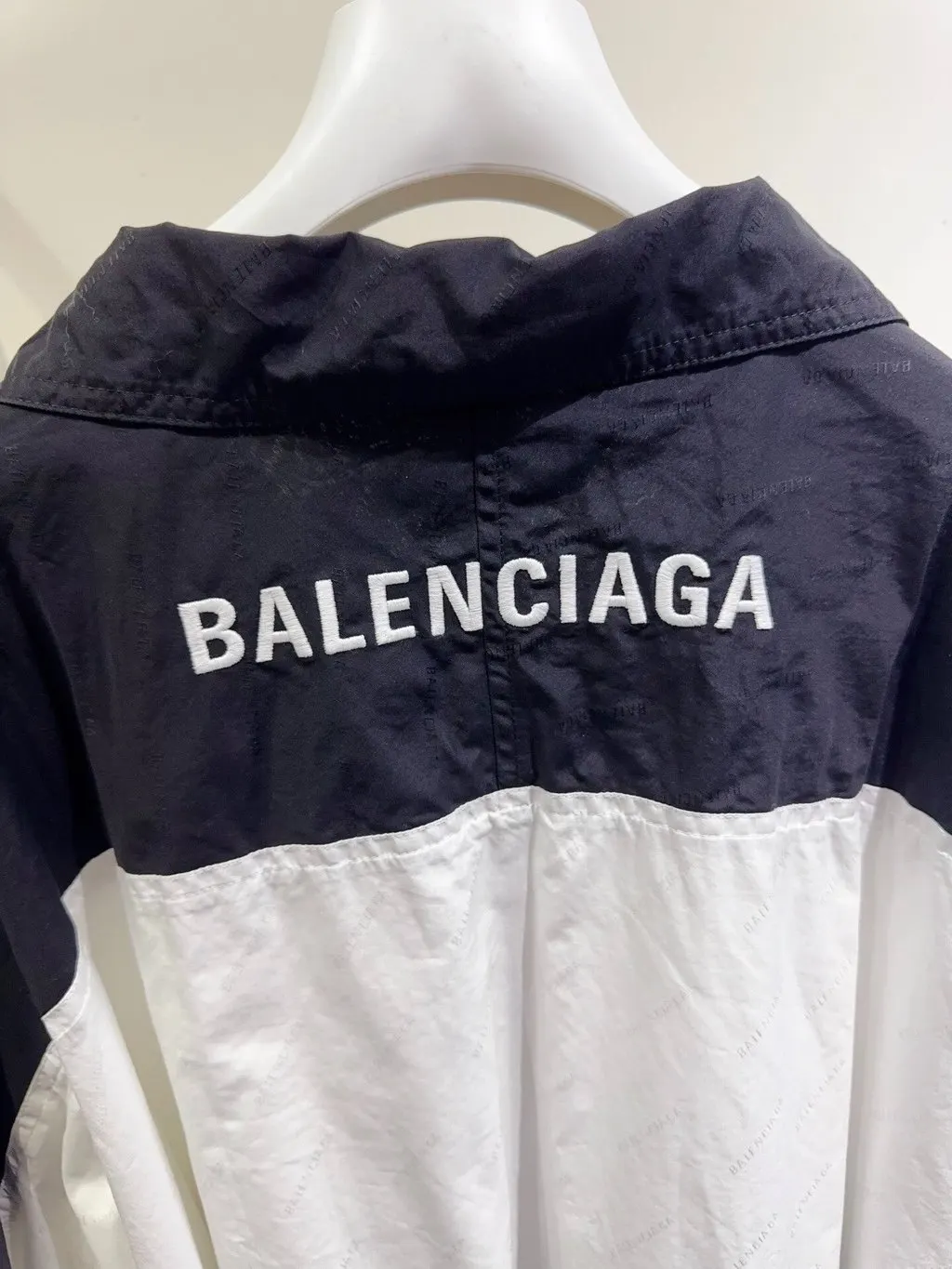 Balenciaga Black Polyamide Jacket Black Polyamide Never worn - Box View