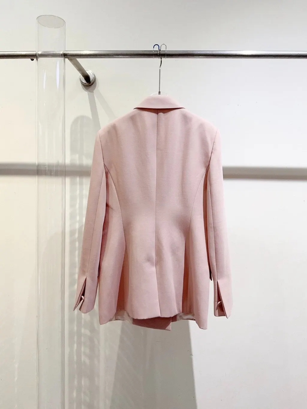 Gucci Pink Wool Jacket Pink Wool Never worn - Back View