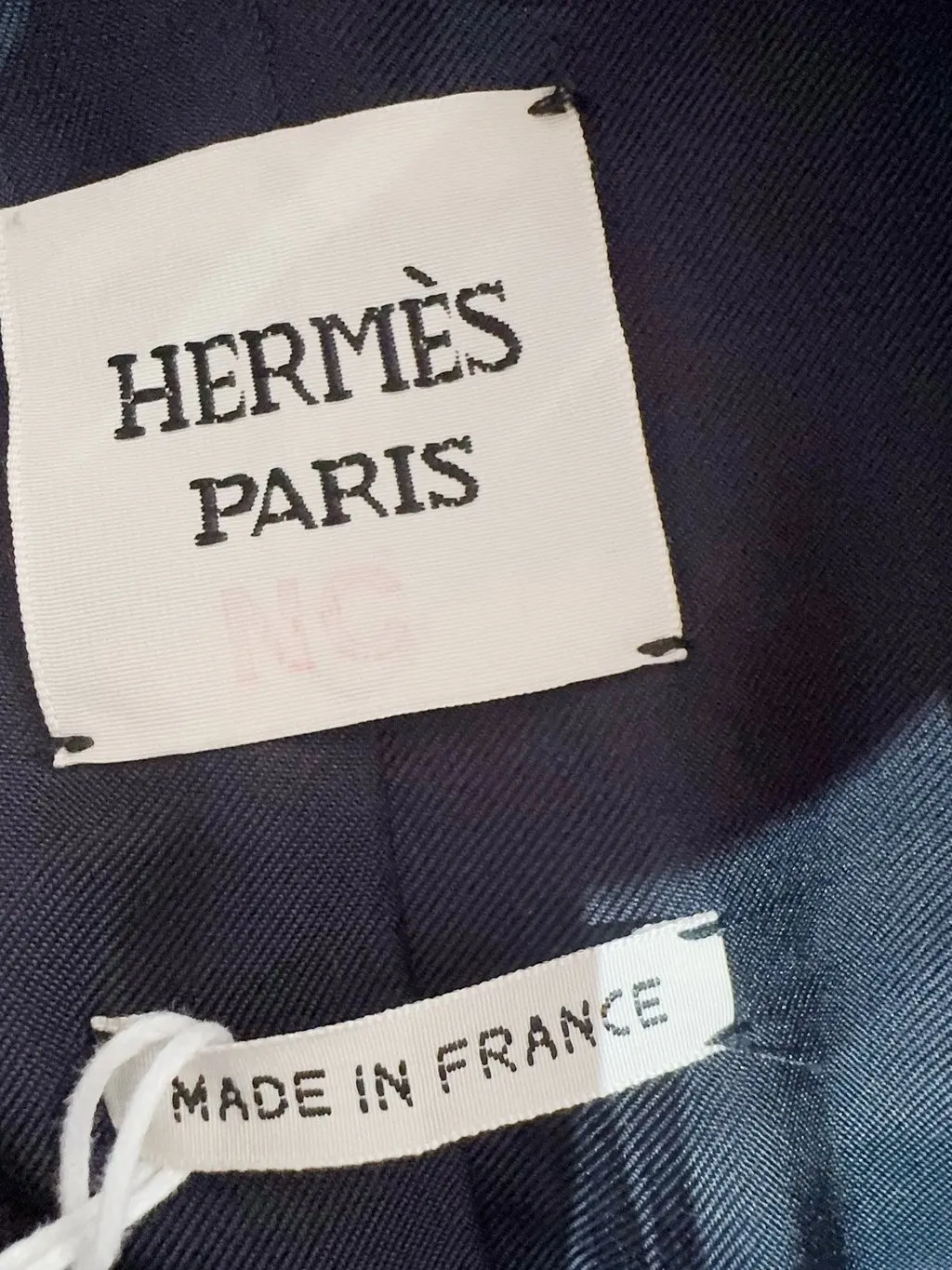 Hermès Black Wool Coat Black Wool Never worn, with tag - Box View