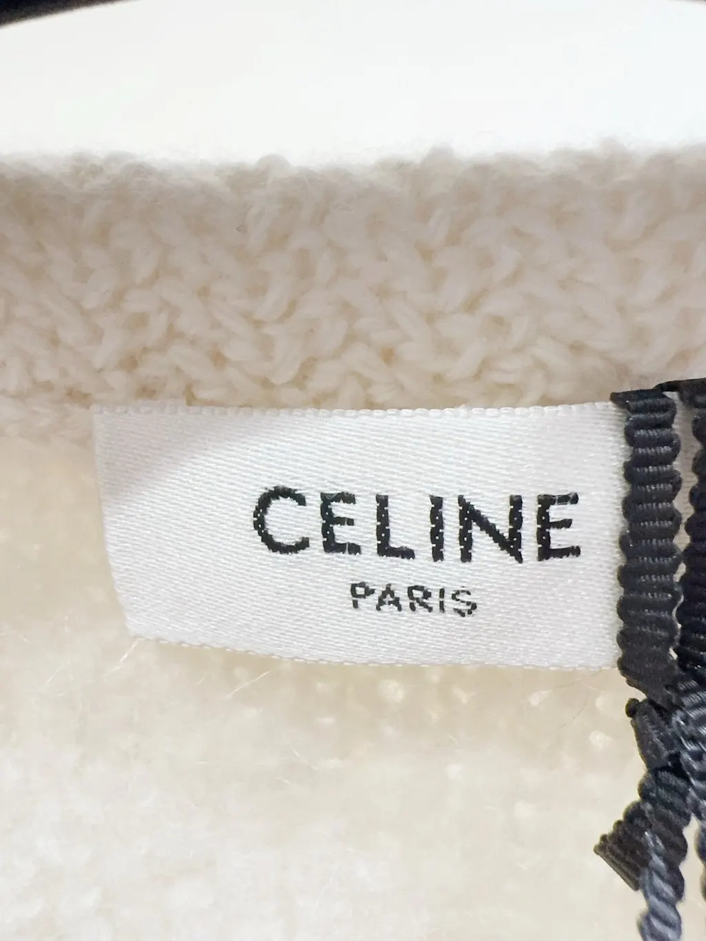 Celine Ecru Wool Jacket Ecru Wool Never worn - Back View