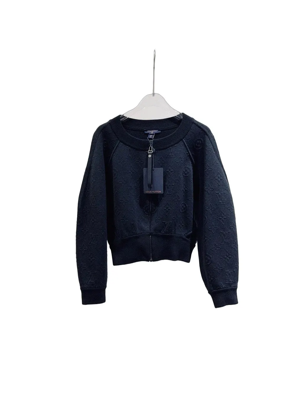 Louis Vuitton Black Wool Jacket Black Wool Never worn - Front View