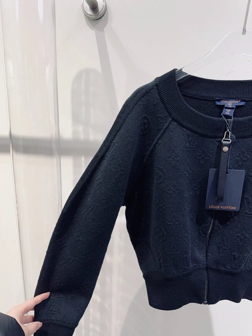 Louis Vuitton Black Wool Jacket Black Wool Never worn - Back View