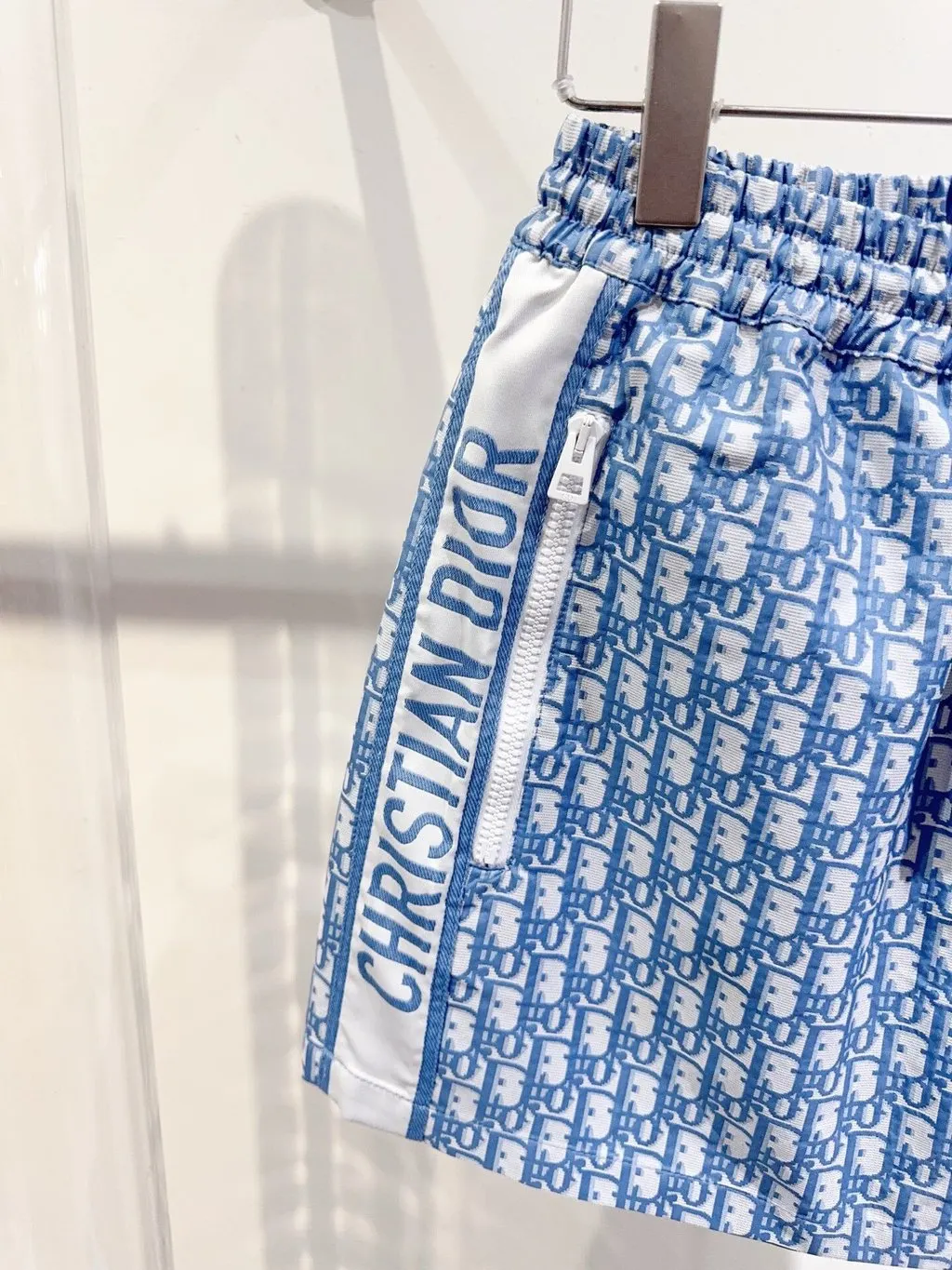 Dior Blue Cotton Skirt Blue Cotton Never worn - Back View