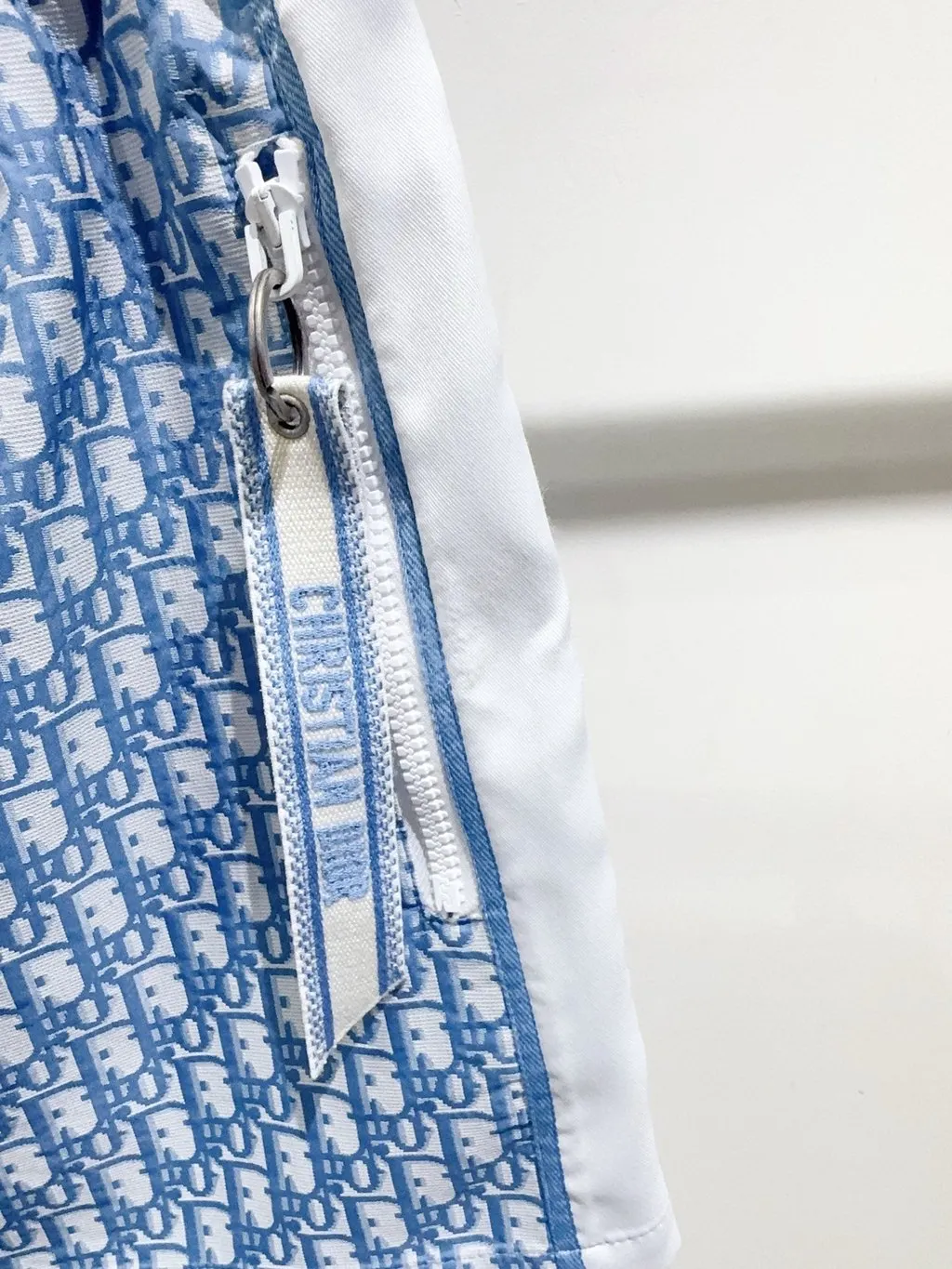 Dior Blue Cotton Skirt Blue Cotton Never worn - Inside View