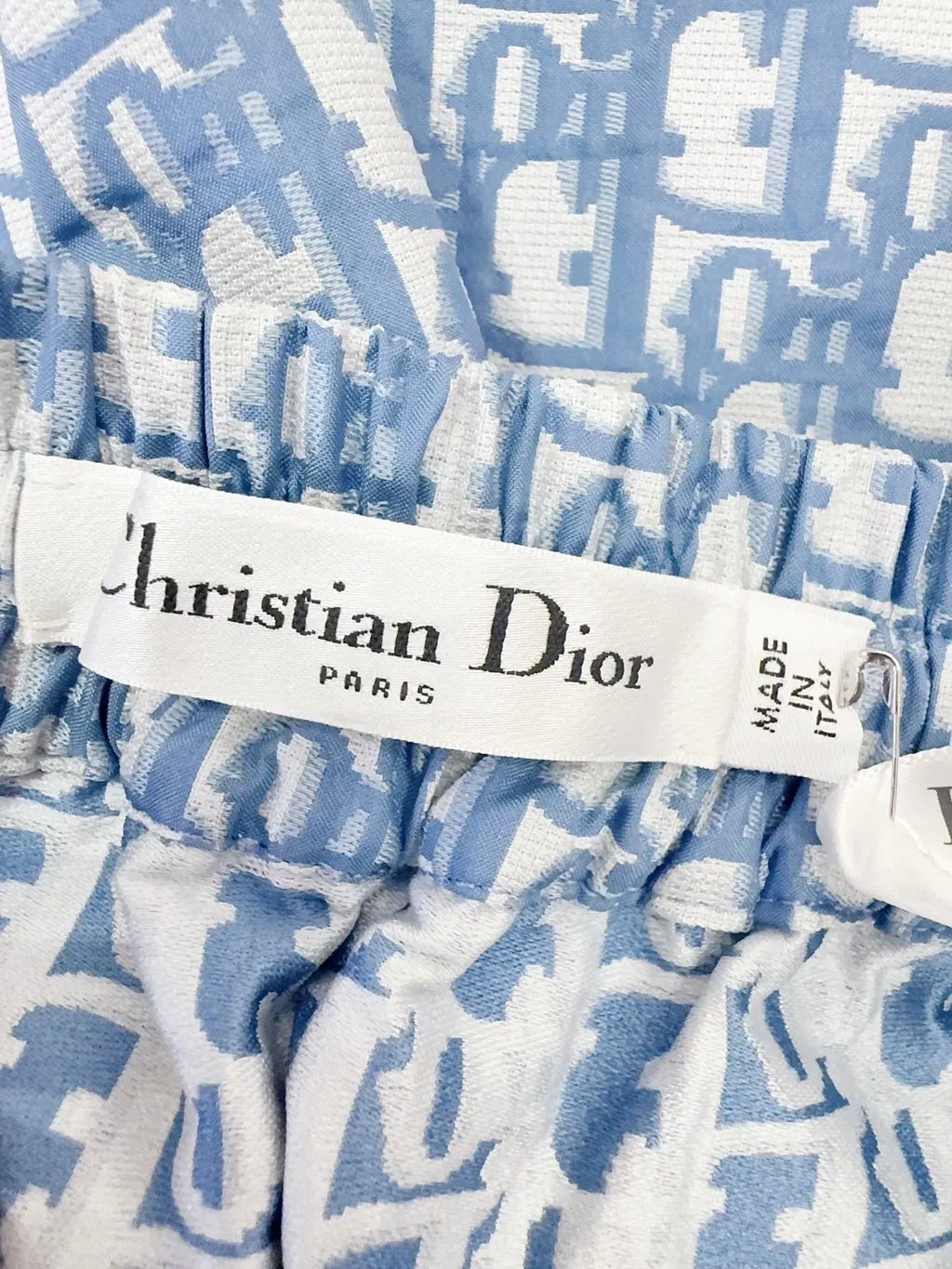 Dior Blue Cotton Skirt Blue Cotton Never worn - Box View