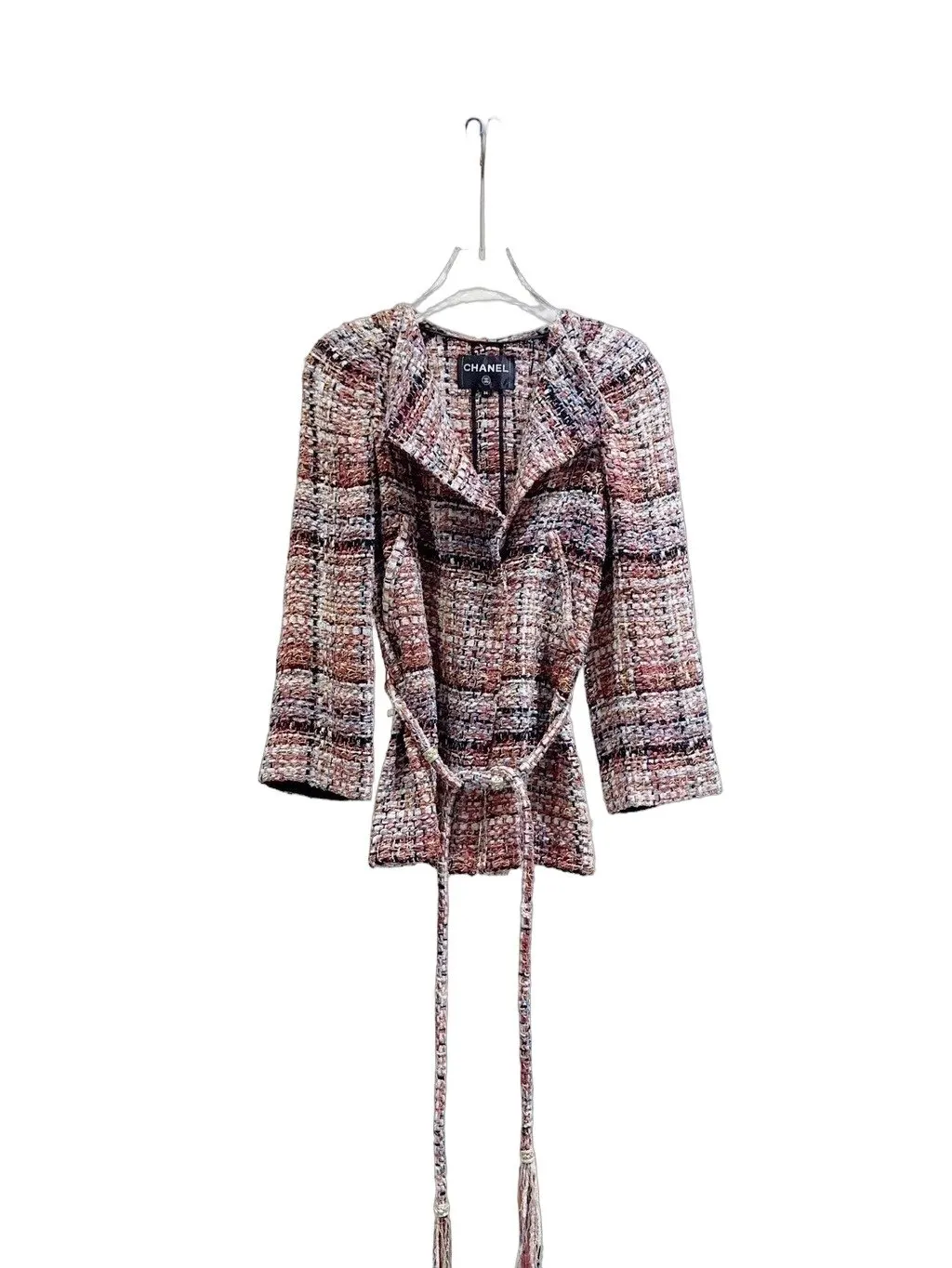 Chanel Greek Tweed Jacket MultiColor Tweed Very good - Front View
