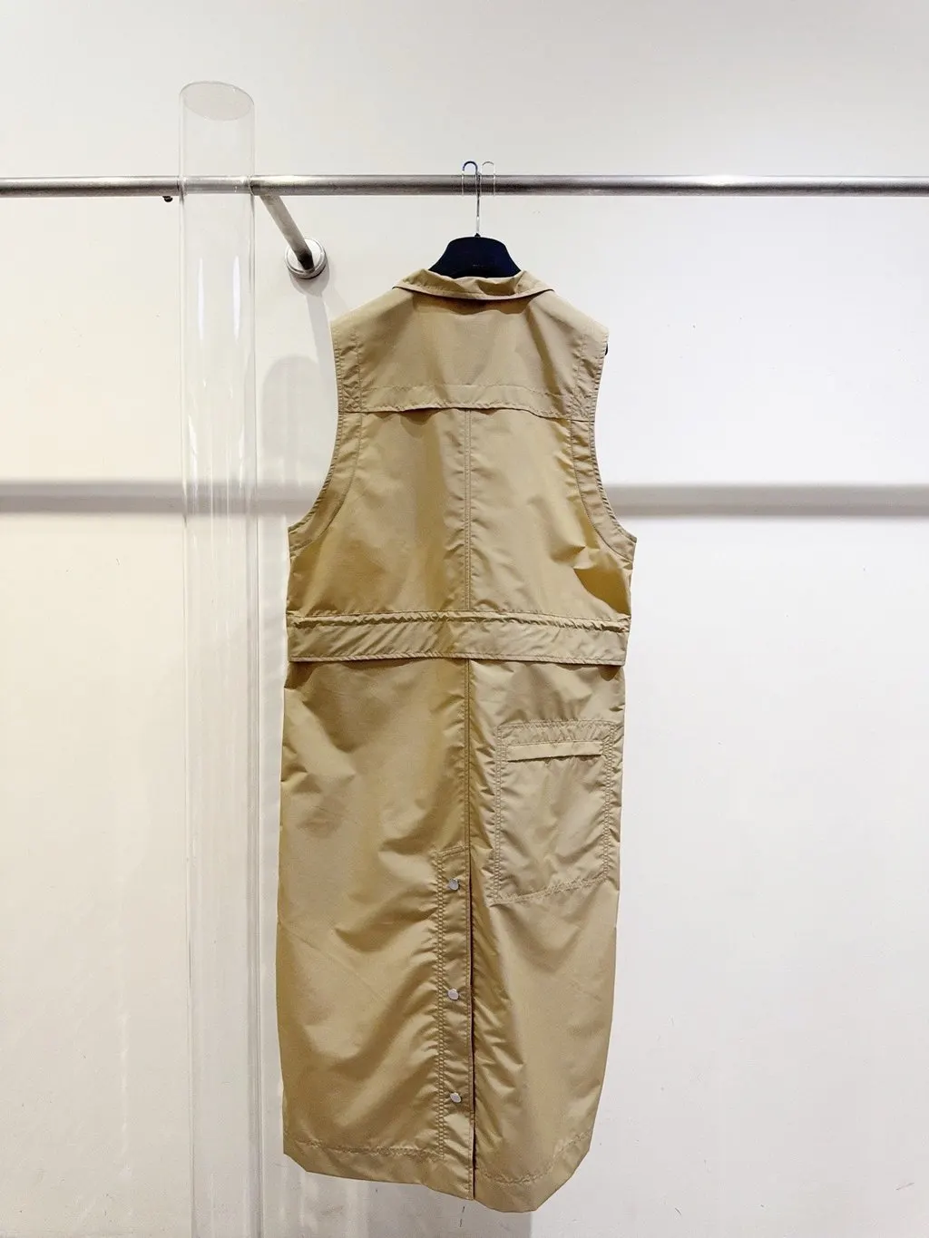 Hermès Beige Cotton Dress Beige Cotton Never worn, with tag - Inside View