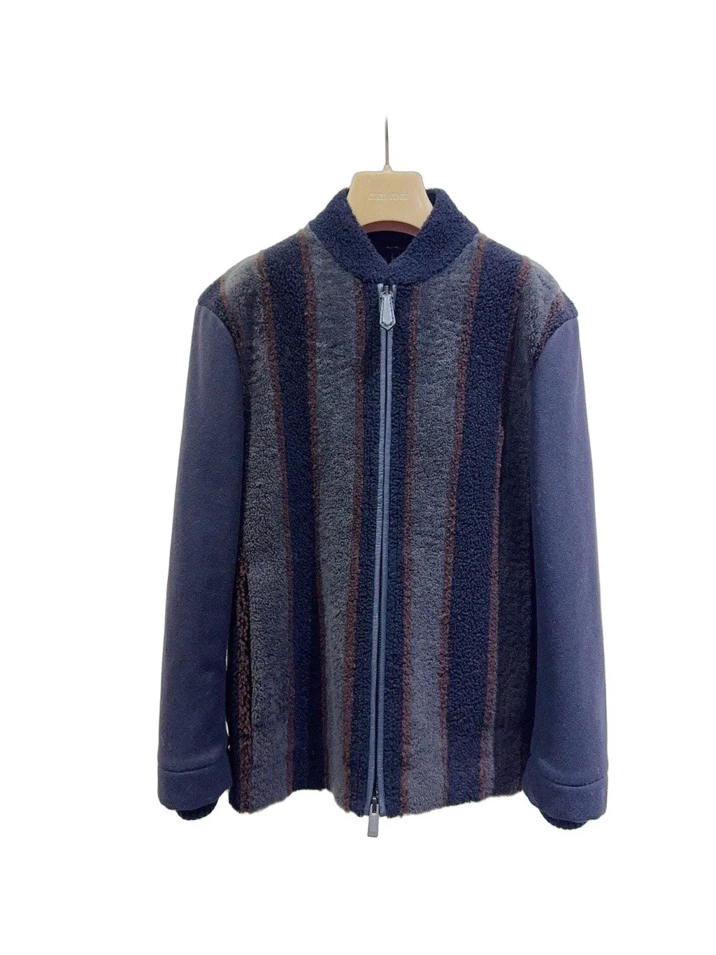 Fendi Shearling Jacket MultiColor Shearling Very good - Front View