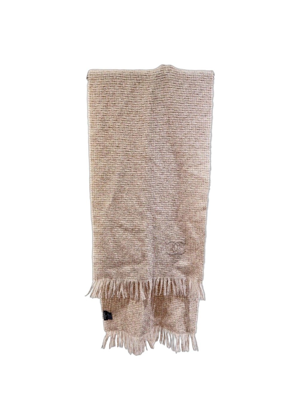 Chanel Beige Silk Scarf | Pre-Owned UAE | Libas Collective