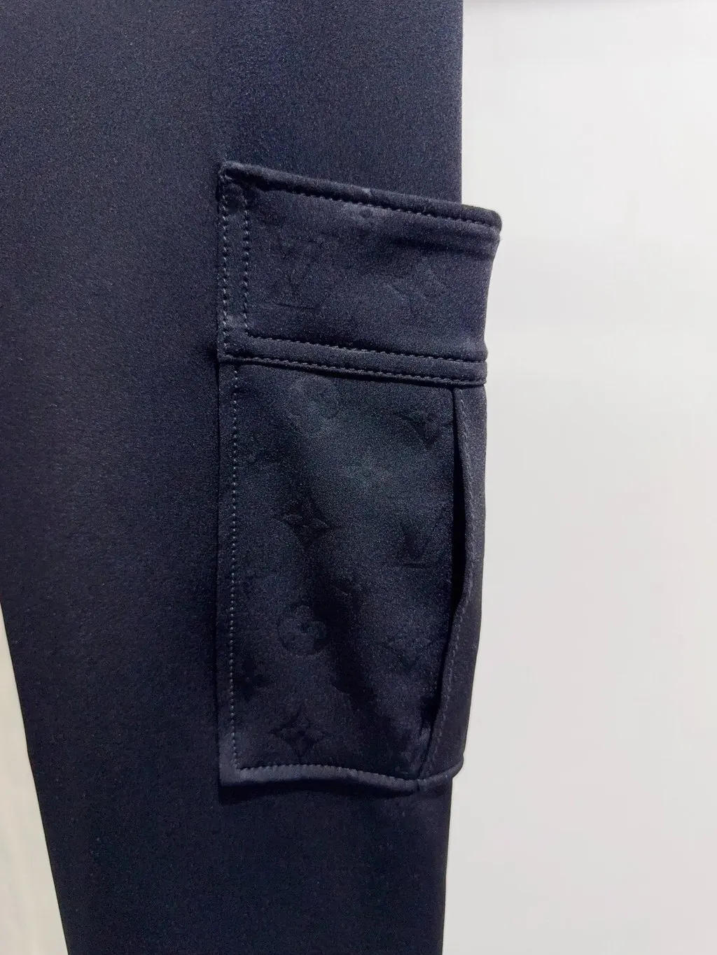 Louis Vuitton Black Cotton Trousers Black Cotton Never worn, with tag - Inside View