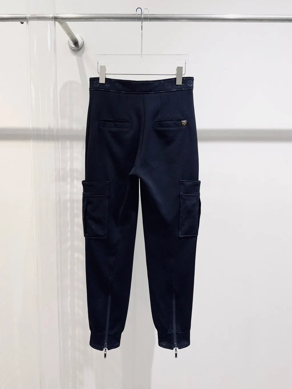 Louis Vuitton Black Cotton Trousers Black Cotton Never worn, with tag - Box View