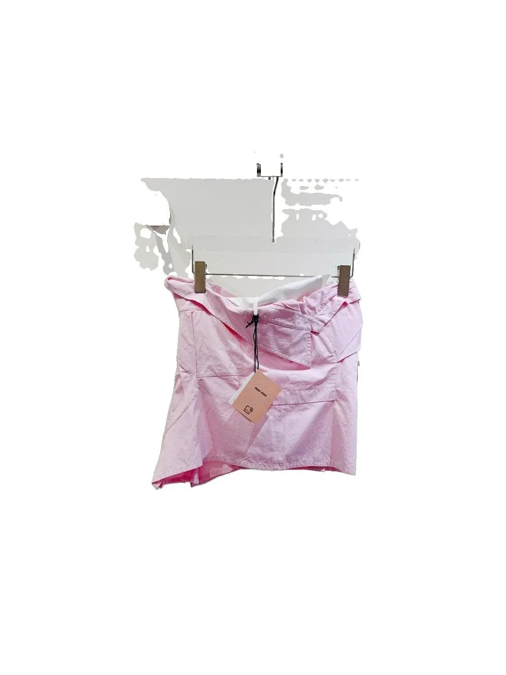 Miu Miu Pink Silk Top Pink Silk Never worn - Front View