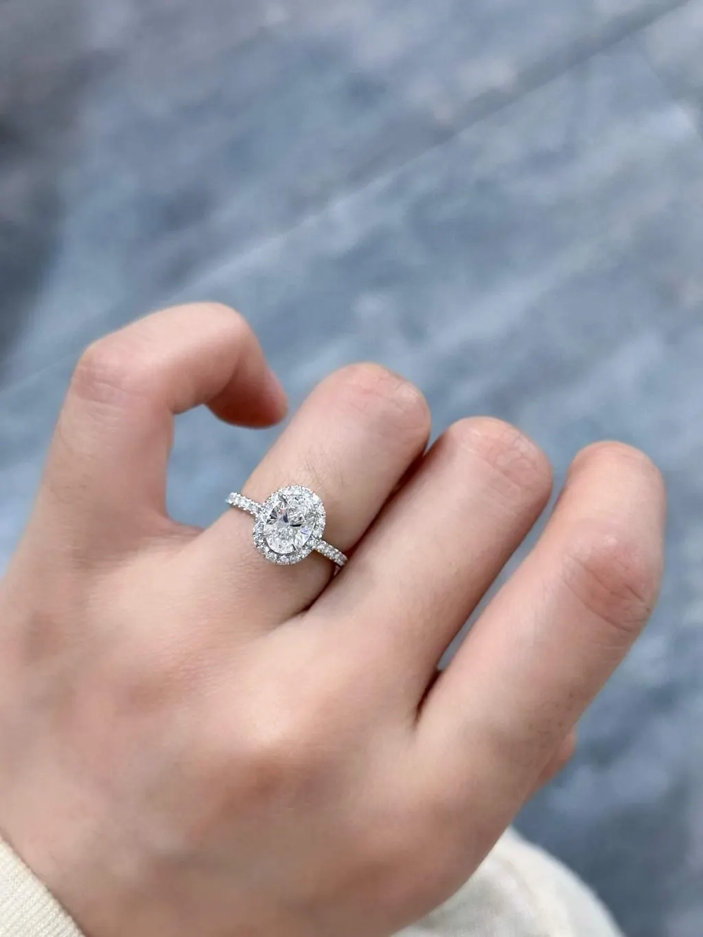 Harry Winston The One Platinum Ring MultiColor Platinum Very good - Inside View