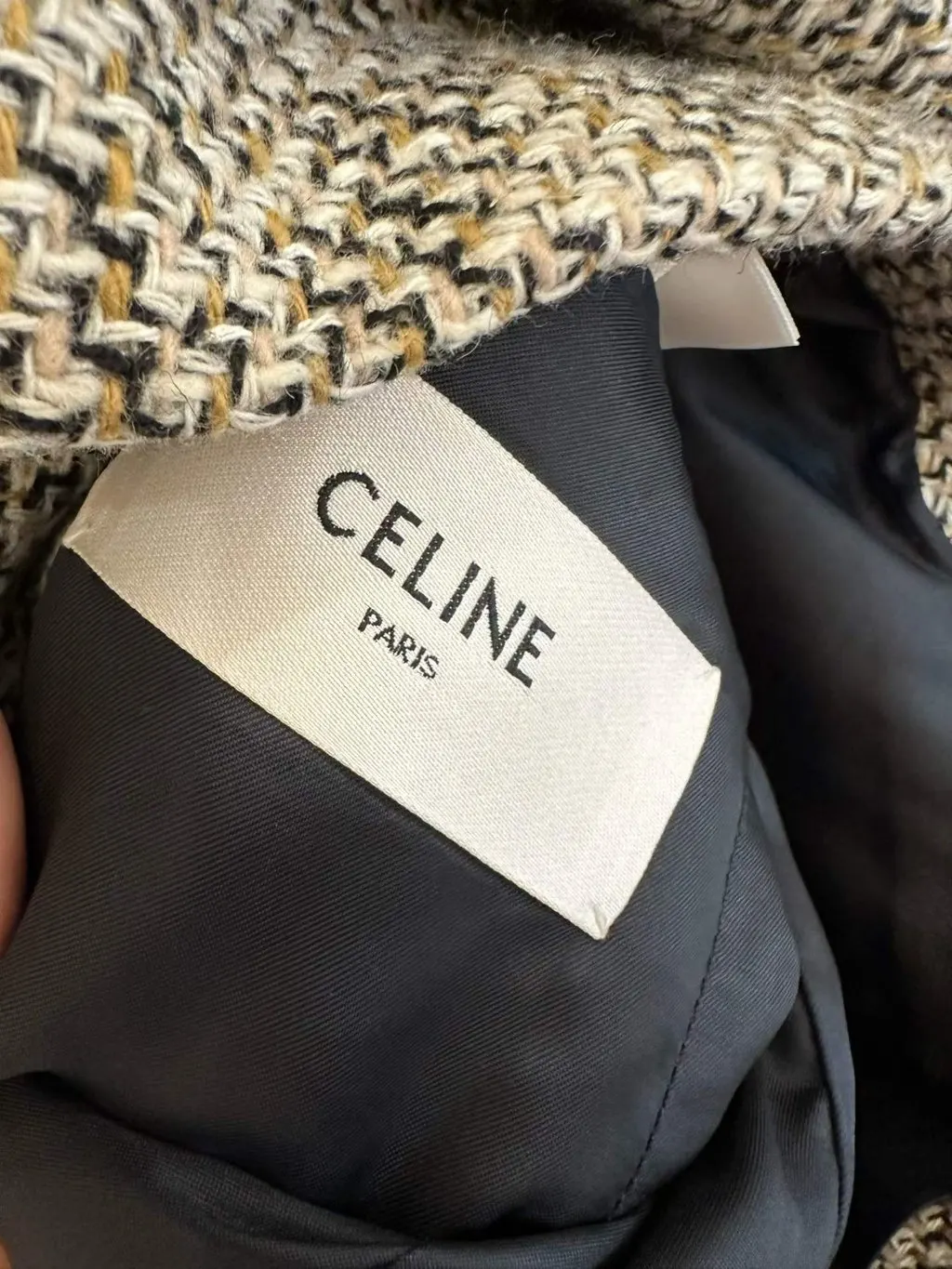 Celine Wool Jacket MultiColor Wool Very good - Inside View