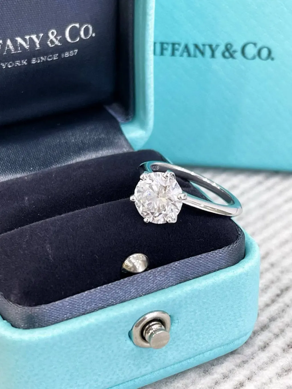 Tiffany & Co. Platinum Ring MultiColor Platinum Very good - Back View