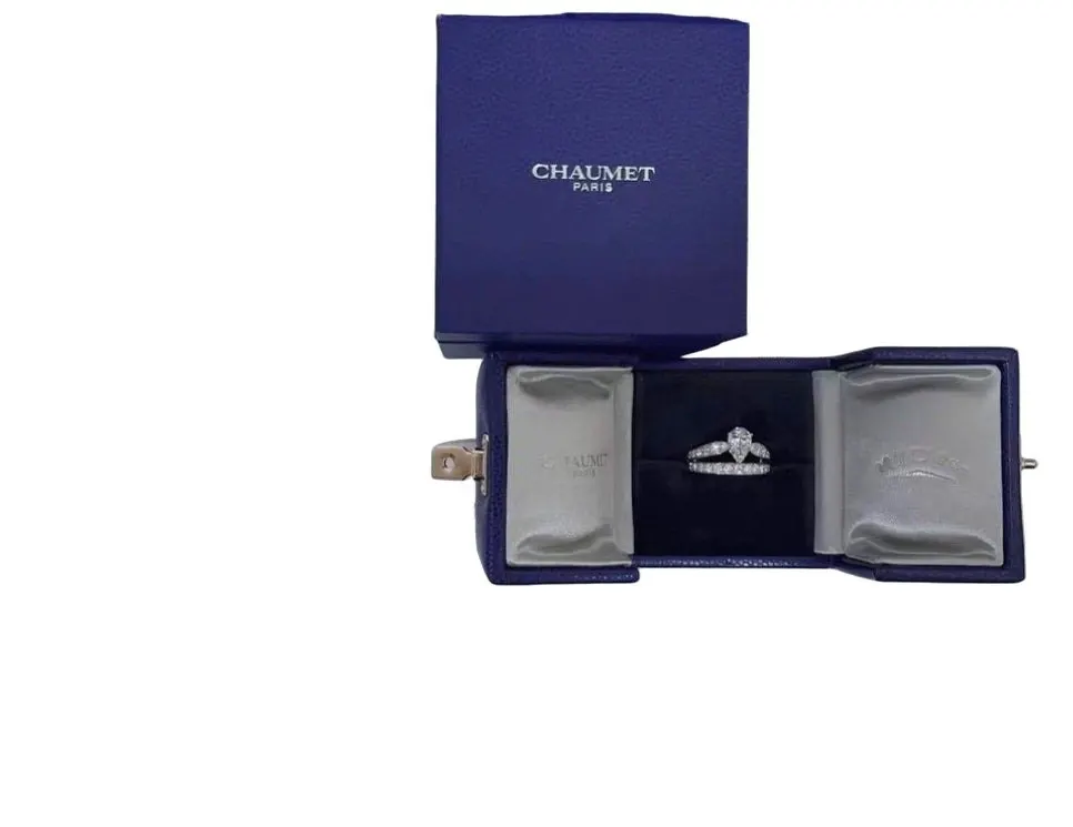 Chaumet Platinum Ring MultiColor Platinum Very good - Front View