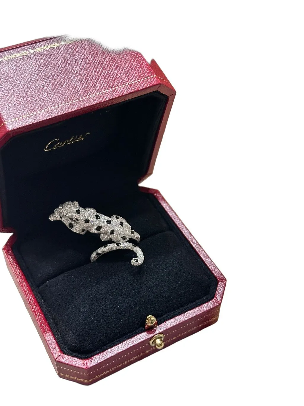 Cartier Panthère White Gold Ring MultiColor White Gold Very good - Front View