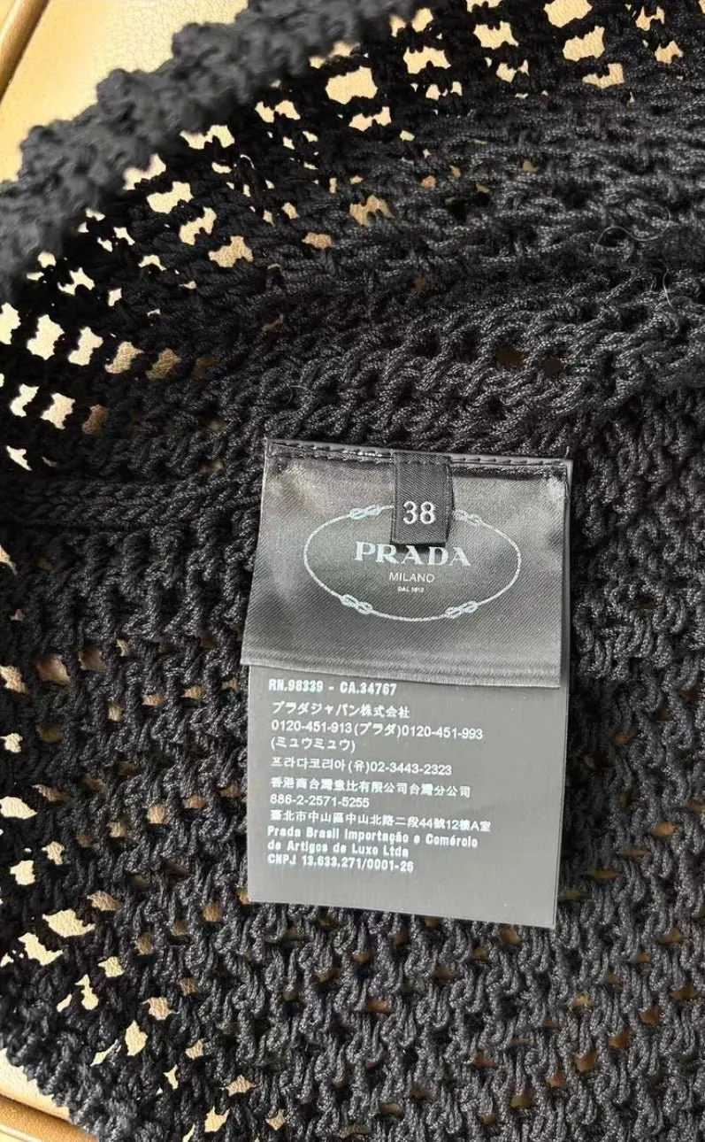 Prada Black Cotton Dress Black Cotton Very good - Box View