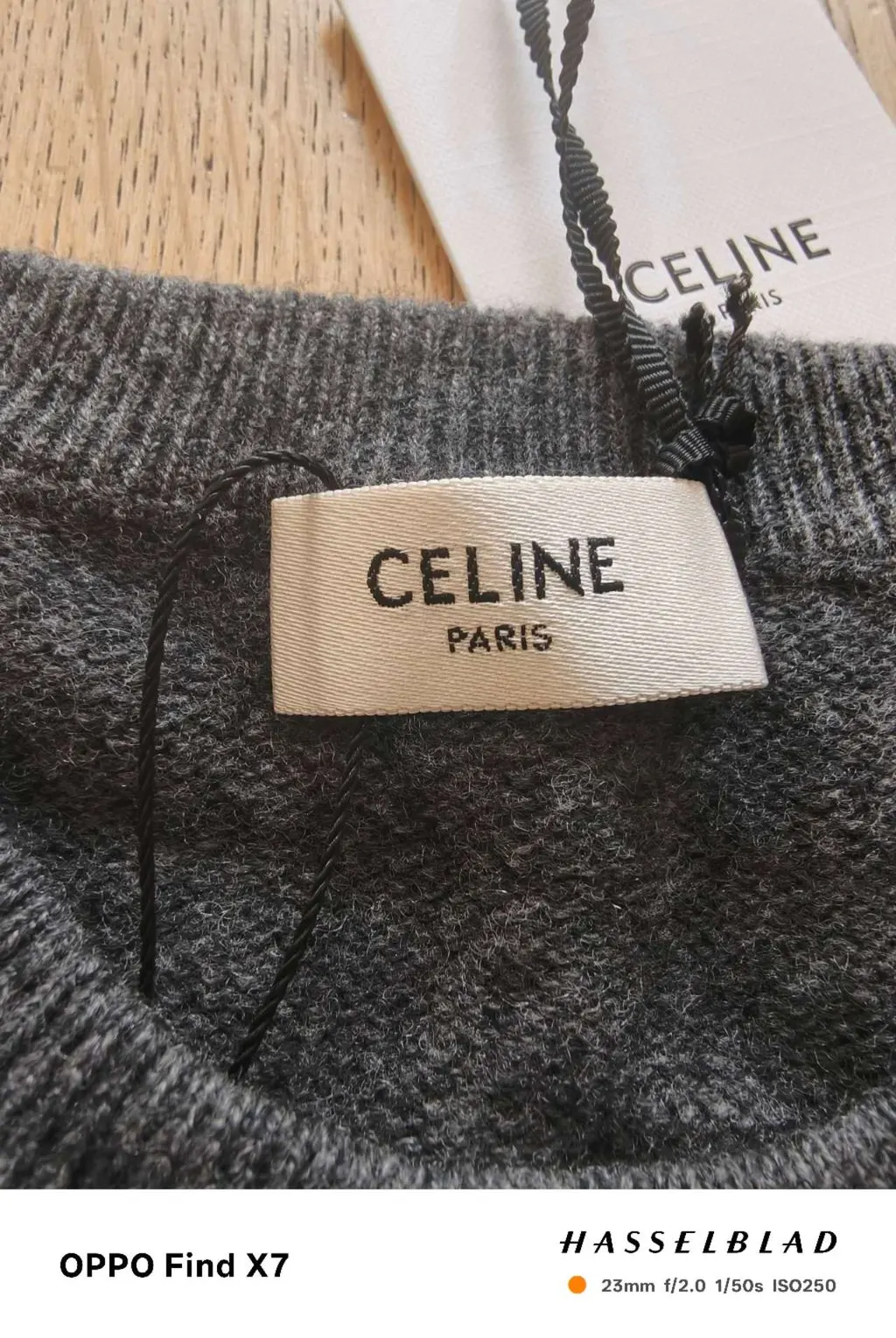 Celine Grey Wool Knitwear Grey Wool Very good - Inside View