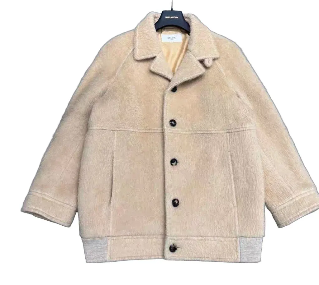 Celine Fur Coat MultiColor Fur Very good - Front View