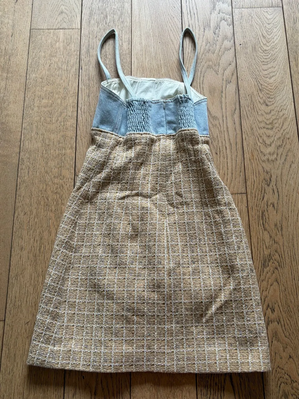Sandro Cotton Dress MultiColor Cotton Very good - Back View