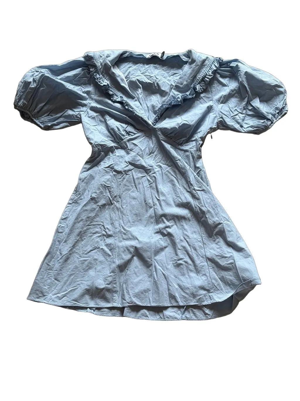 Rixo Blue Viscose Dress Blue Viscose Very good - Front View