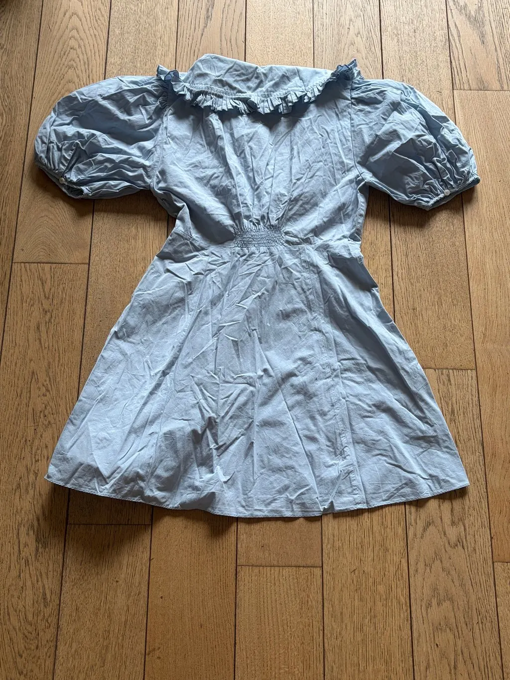 Rixo Blue Viscose Dress Blue Viscose Very good - Back View