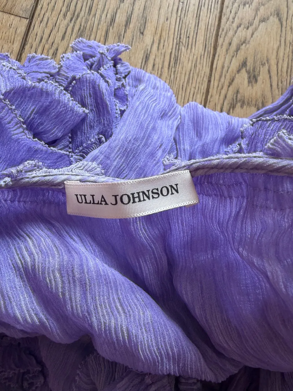 Ulla Johnson Purple Silk Dress Purple Silk Very good - Inside View