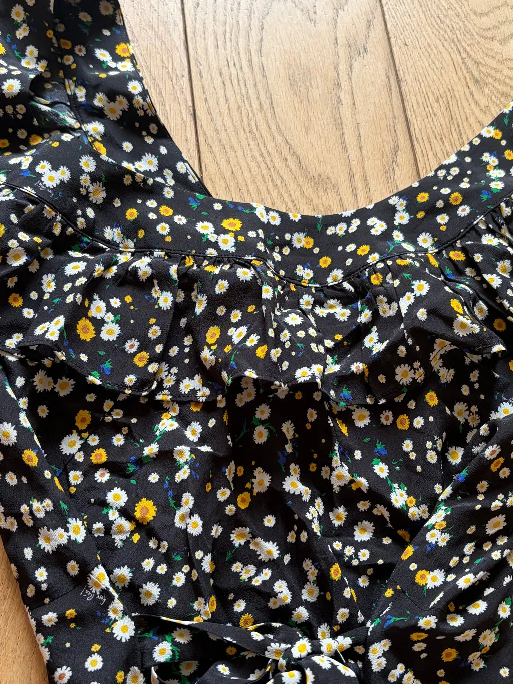 Unsigned Black Silk Dress Black Silk Very good - Box View