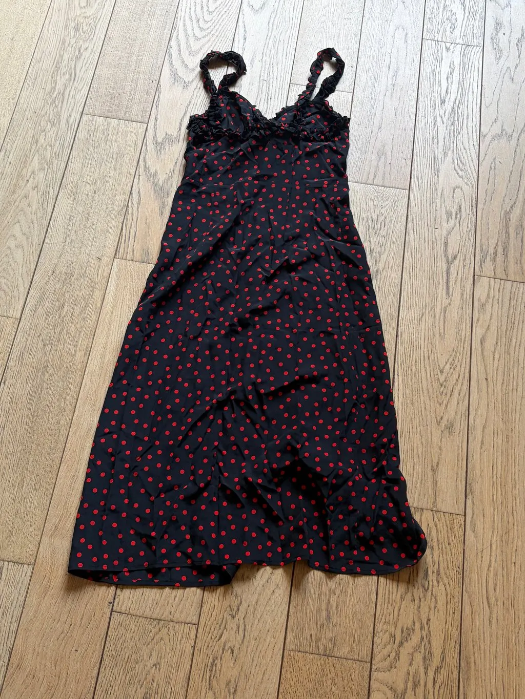 Unsigned Silk Dress MultiColor Silk Very good - Back View