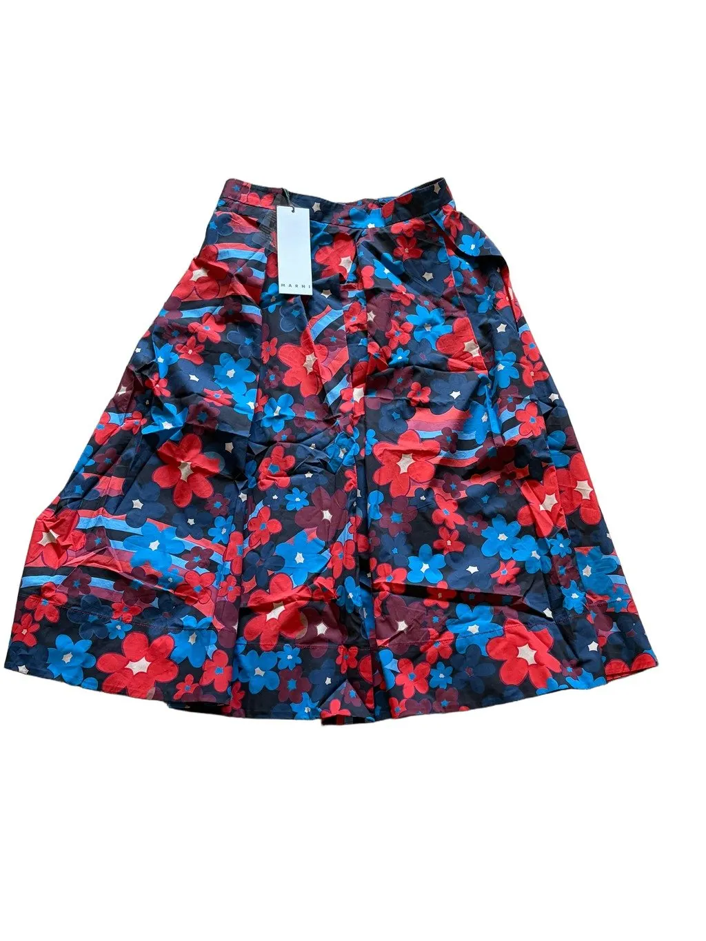 Marni Cotton Skirt MultiColor Cotton Very good - Front View