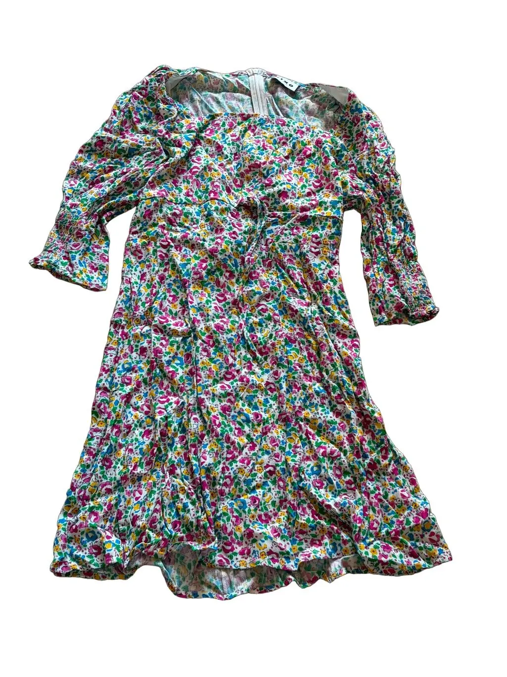 Rixo Polyester Dress MultiColor Polyester Very good - Front View