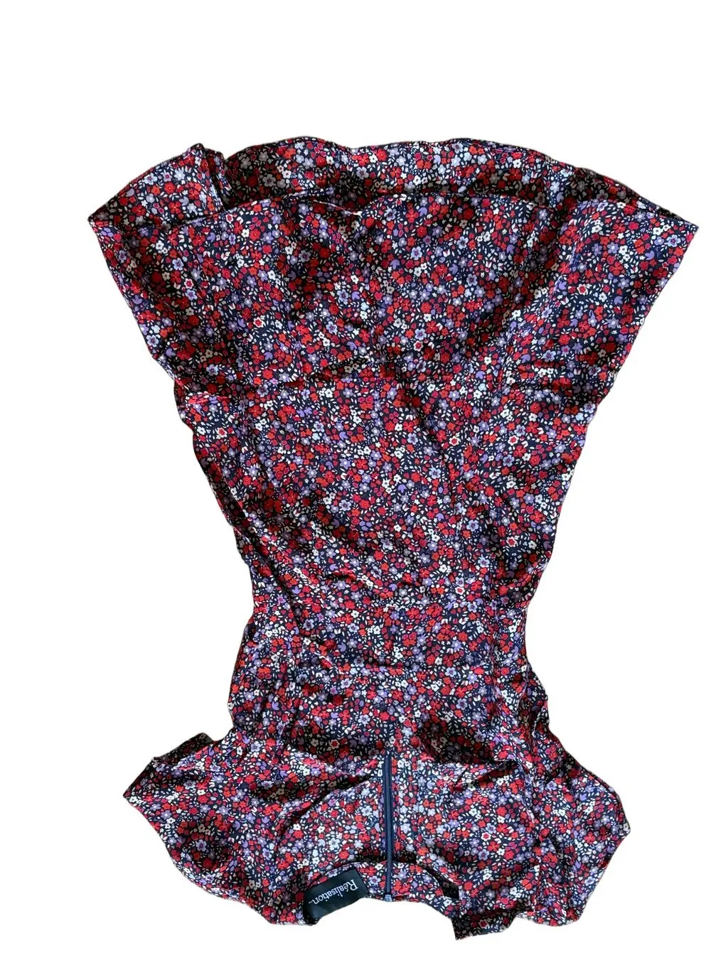 Unsigned Silk Dress MultiColor Silk Very good - Front View