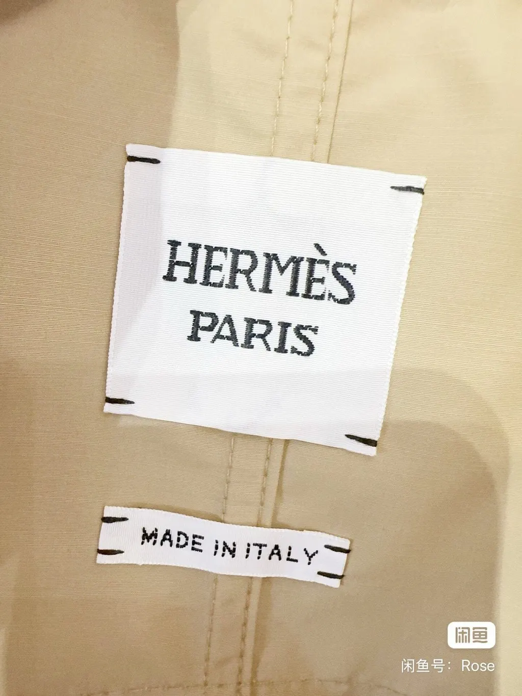 Hermès Camel Cotton Dress Camel Cotton Never worn, with tag - Box View