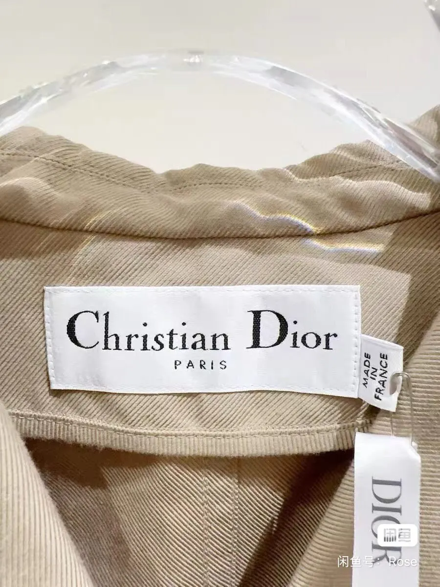 Dior Beige Cotton Jacket Beige Cotton Never worn, with tag - Inside View