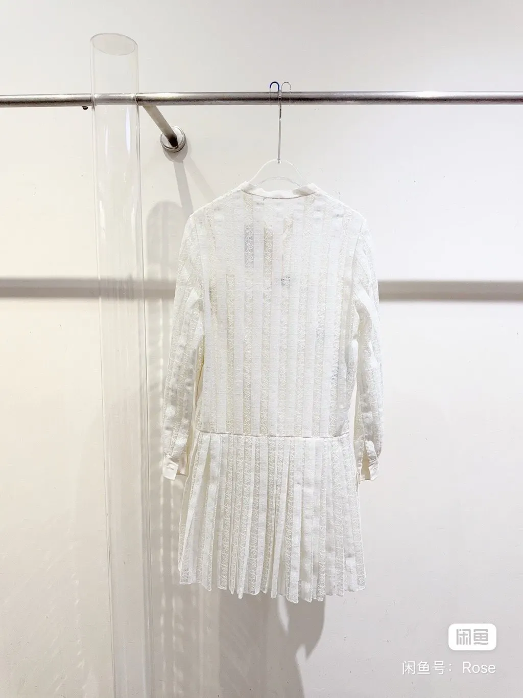 Dior White Lace Dress White Lace Never worn - Back View