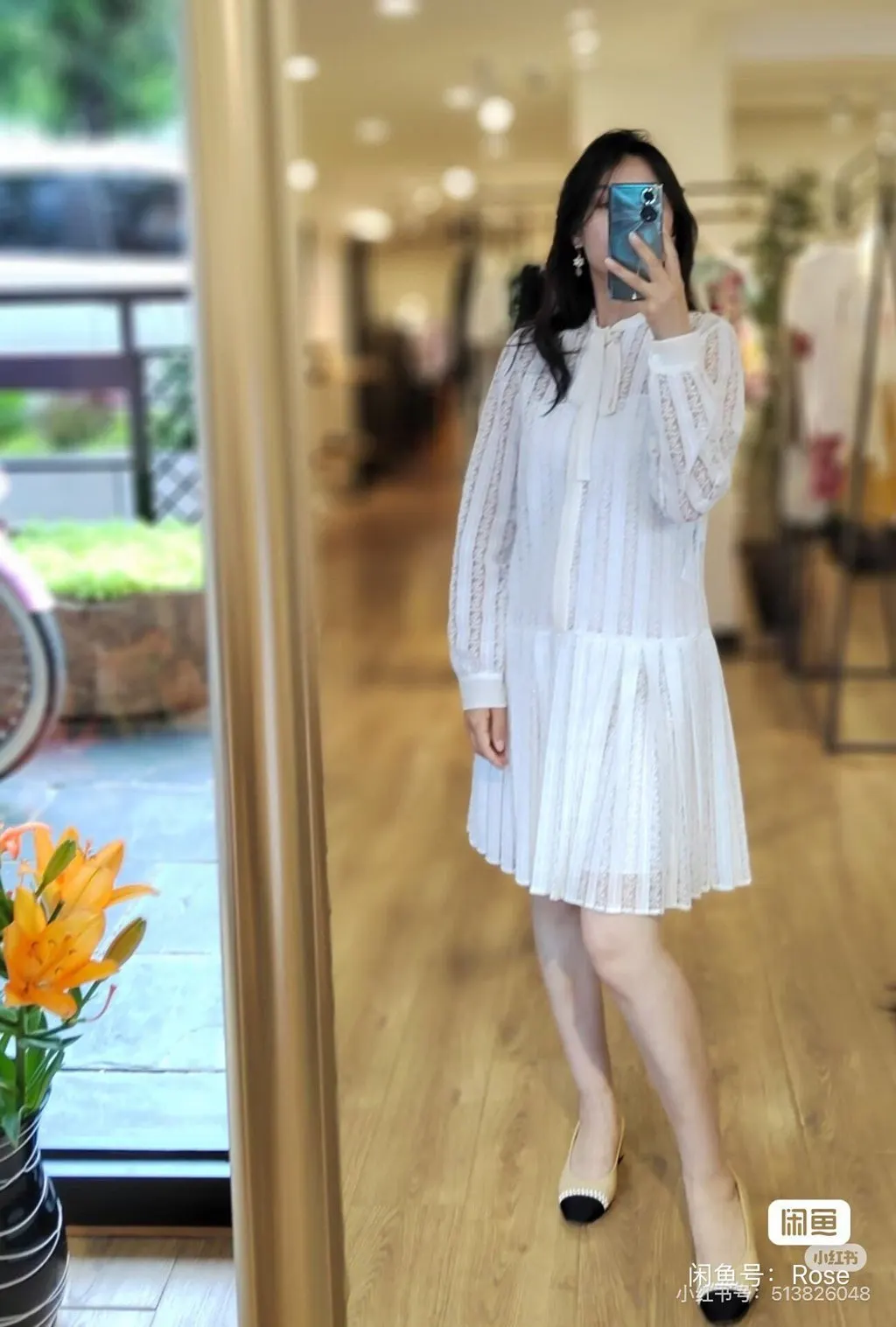 Dior White Lace Dress White Lace Never worn - Box View