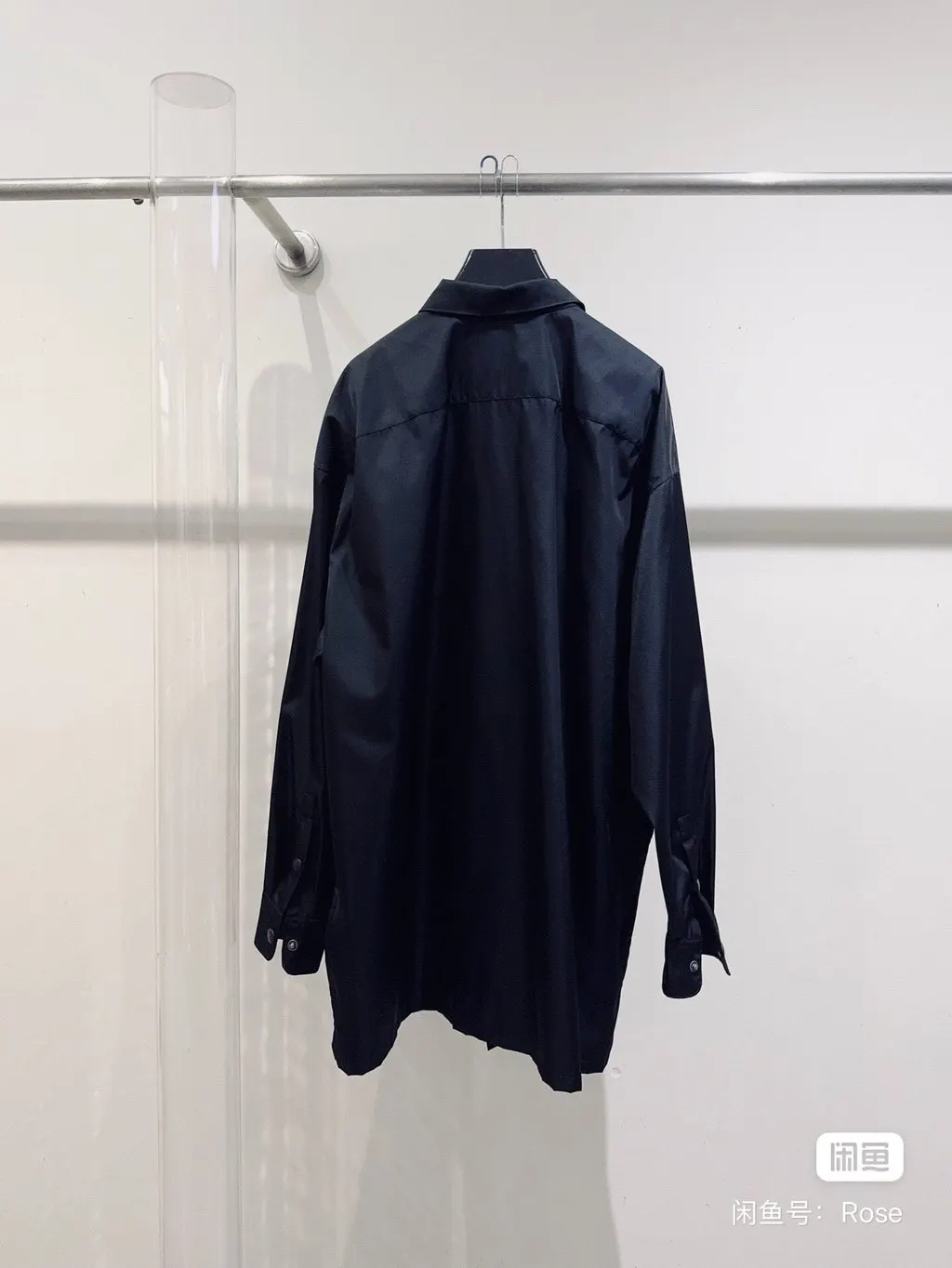 Prada Black Polyamide Coat Black Polyamide Never worn, with tag - Model View