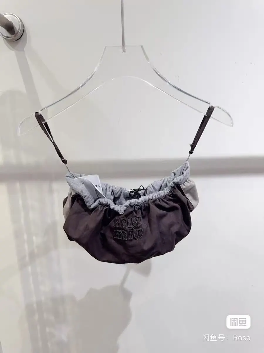 Miu Miu Burgundy Velvet Top Burgundy Velvet Never worn - Inside View