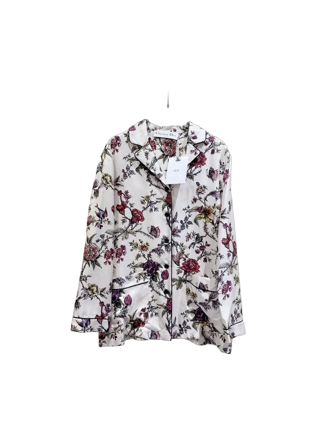 Dior Silk Top MultiColor Silk Never worn - Front View