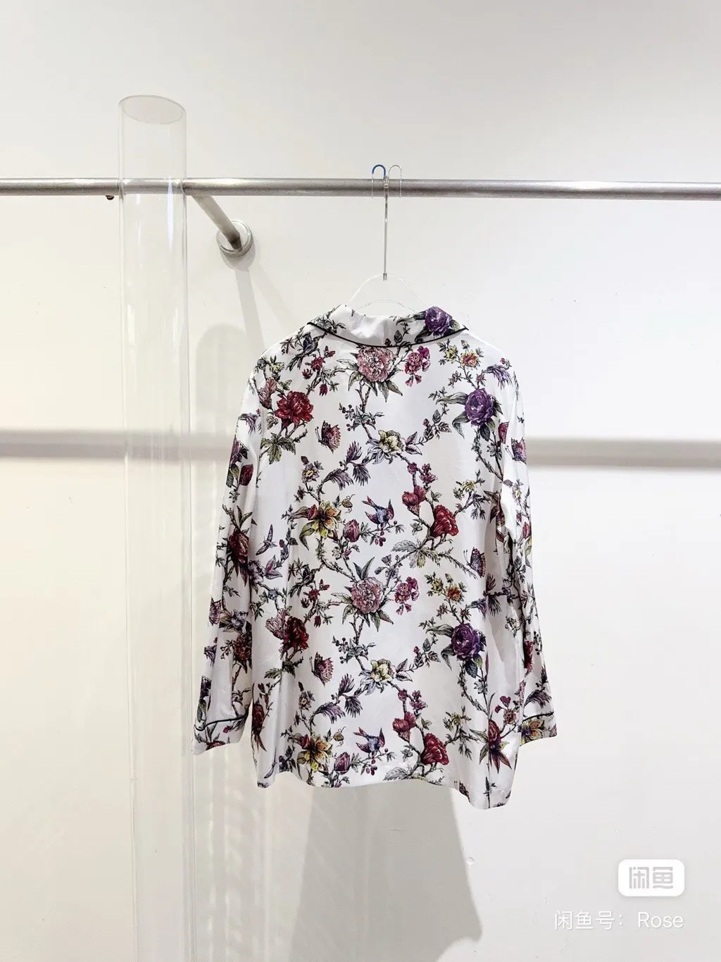 Dior Silk Top MultiColor Silk Never worn - Inside View