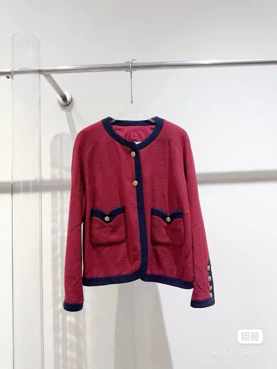 Chanel Wool Suit MultiColor Wool Very good - Back View