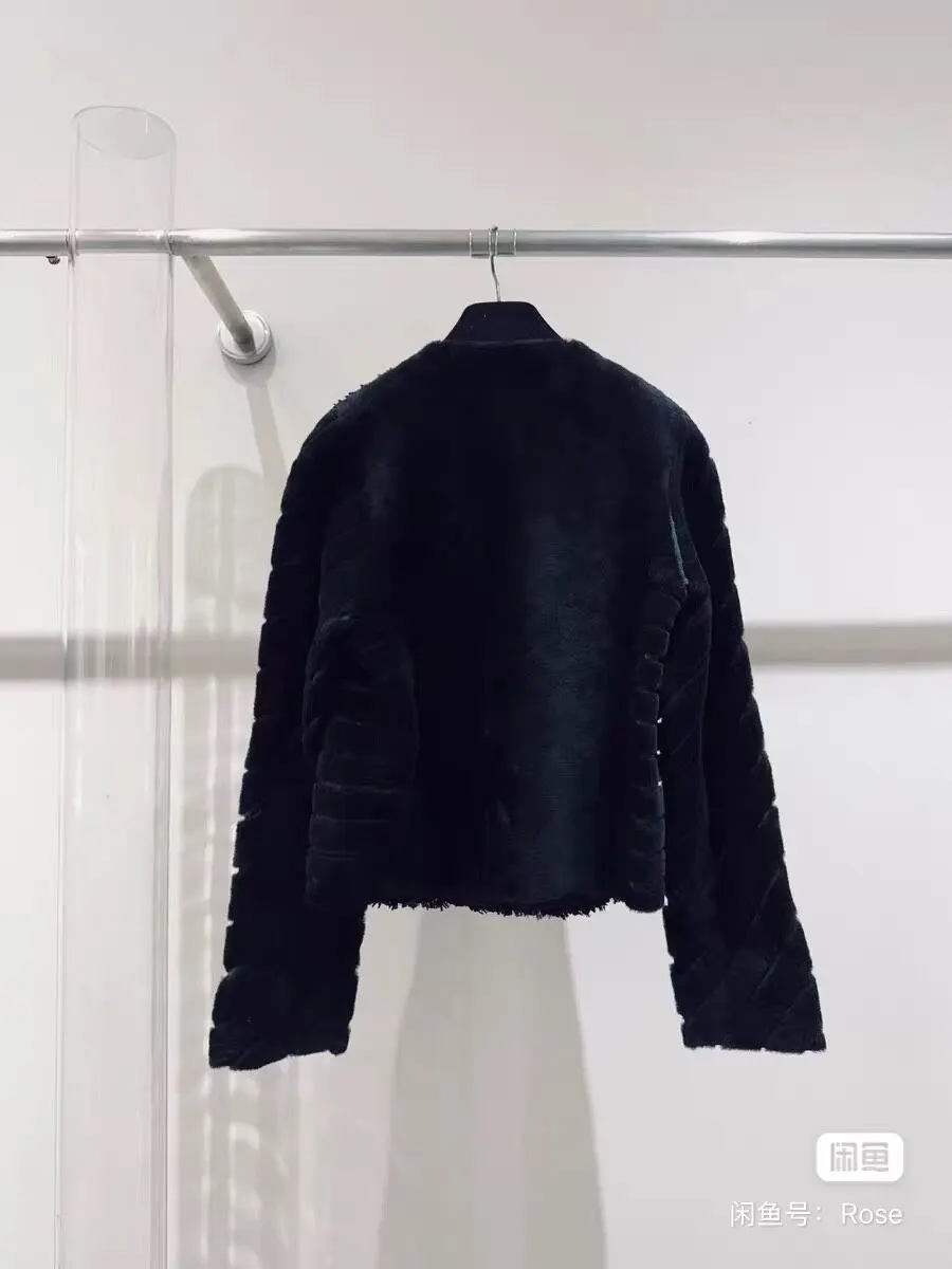 Fendi Blue Cotton Jacket Blue Cotton Very good - Model View