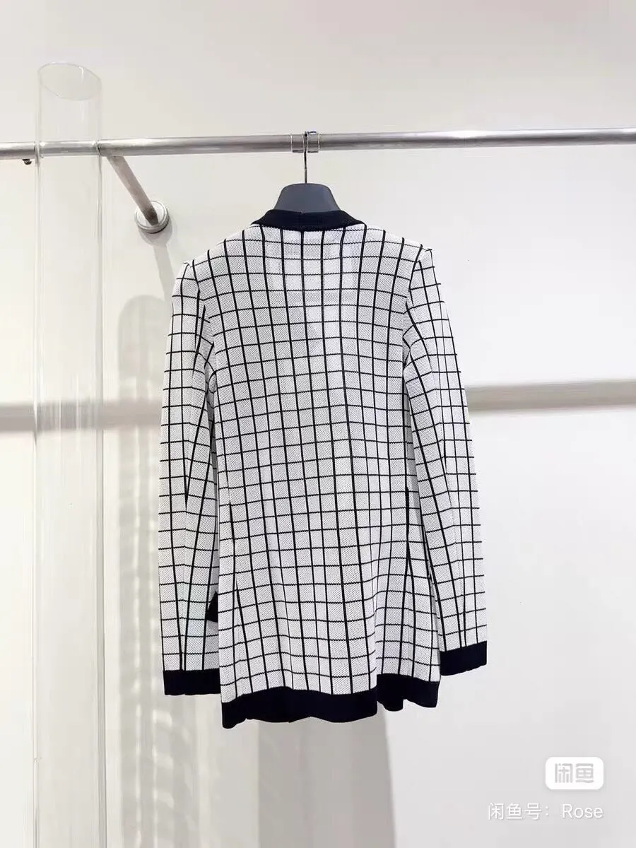 Balmain Black Wool Knitwear Black Wool Never worn, with tag - Back View