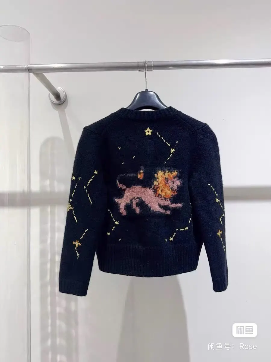 Dior Black Wool Knitwear Black Wool Very good - Back View