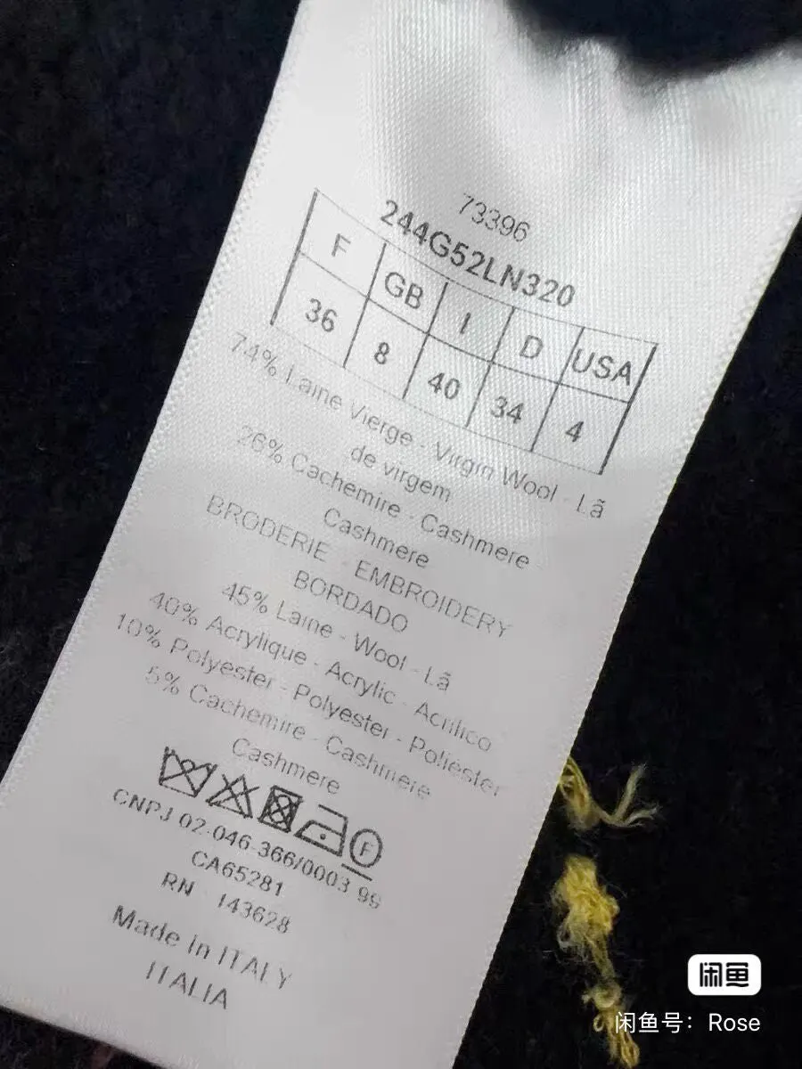 Dior Black Wool Knitwear Black Wool Very good - Box View