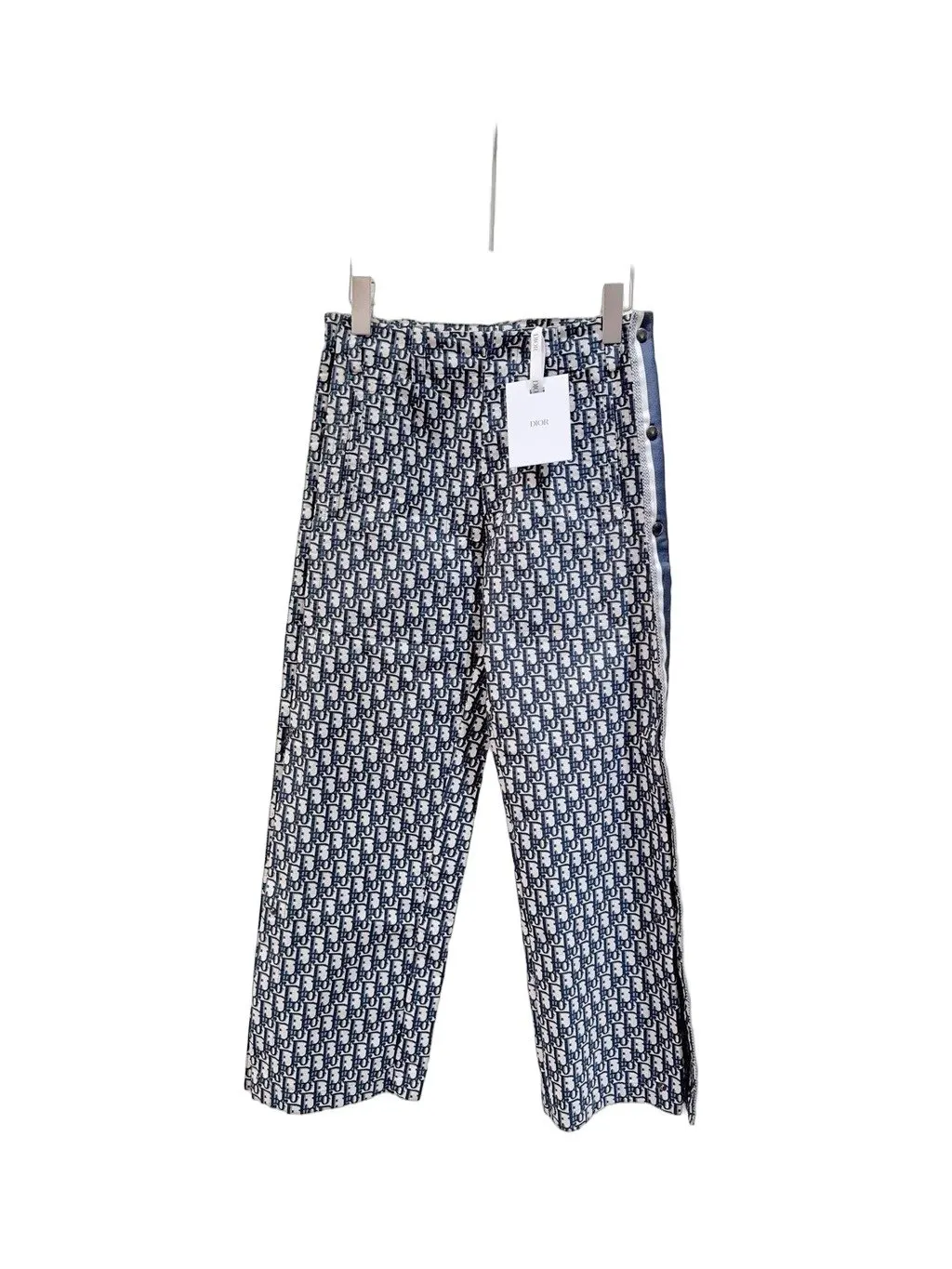 Dior Black Polyamide Trousers Black Polyamide Never worn - Front View