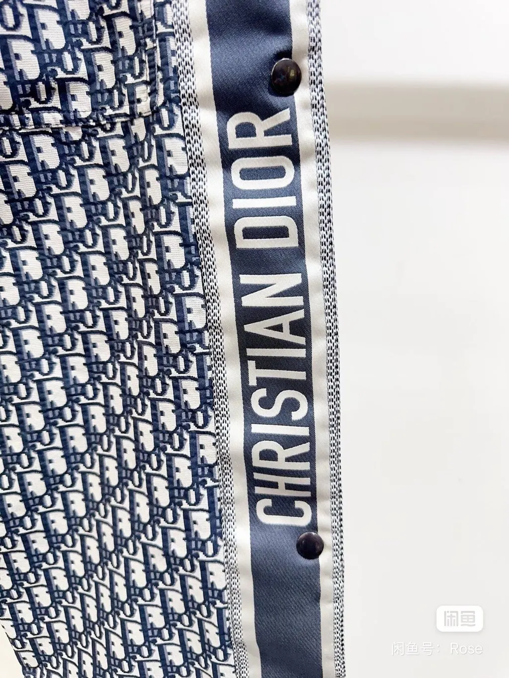 Dior Black Polyamide Trousers Black Polyamide Never worn - Inside View