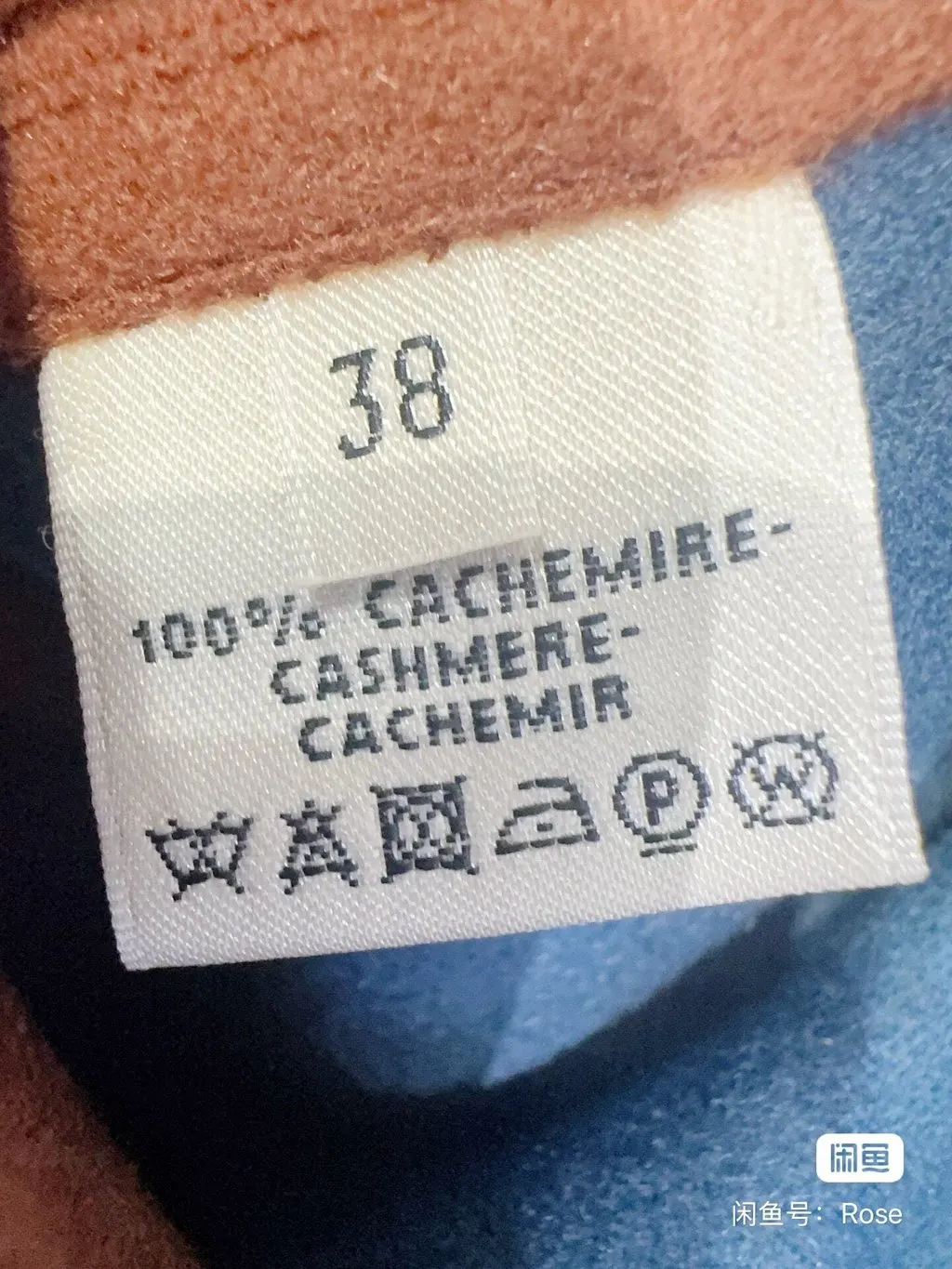 Hermès Blue Cashmere Coat Blue Cashmere Never worn - Box View